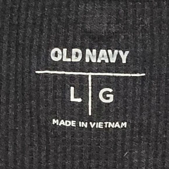 Black and silver long sleeve waffle - Picture 3 of 4